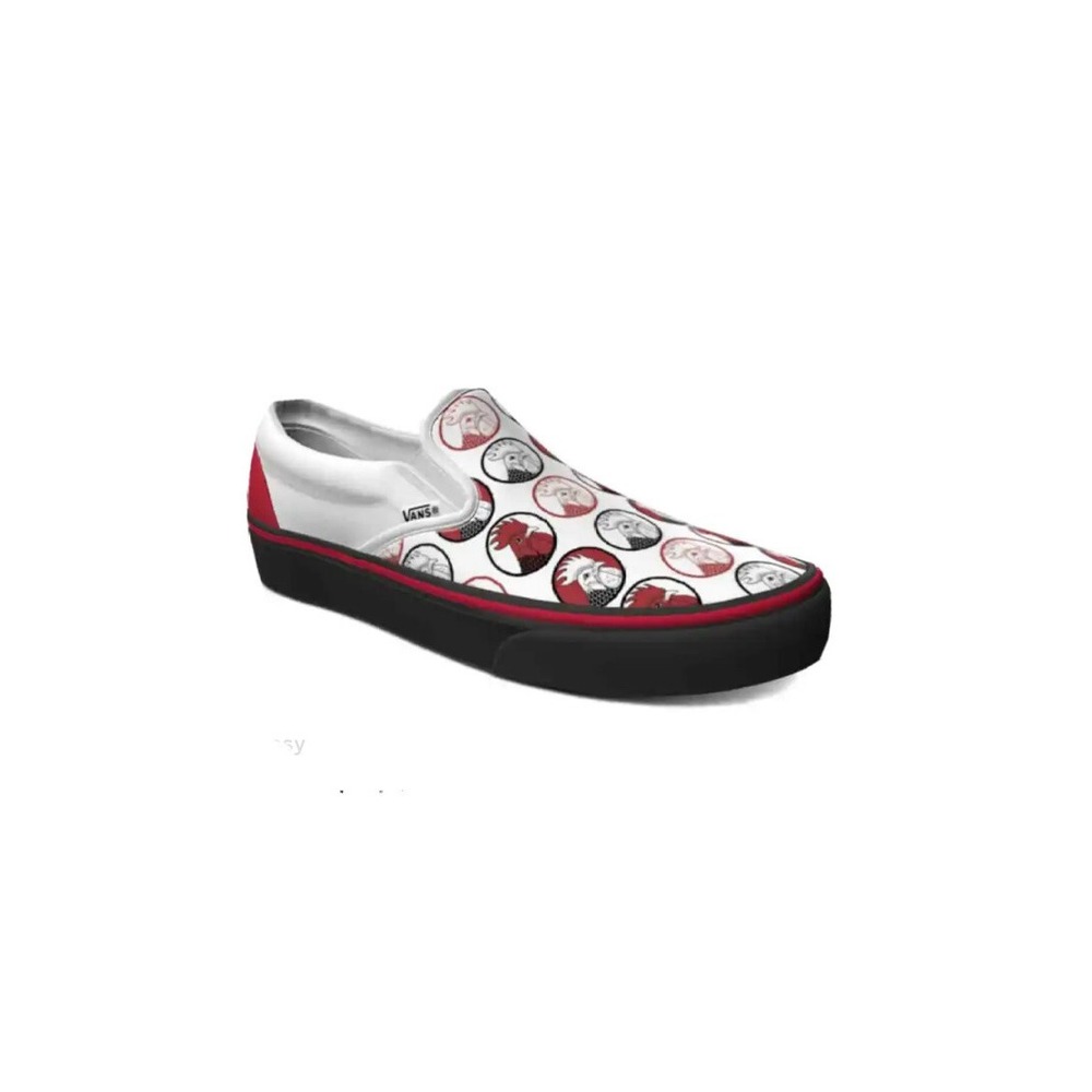 Vans Limited Edition Rooster Slip On Sneakers Men's size 12 Brooks & Chaco Shoes